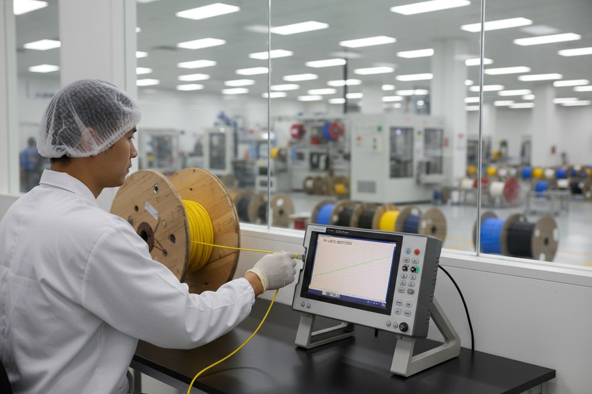 Factory OTDR test reports and third-party certifications for ADSS cable compliance (ID#4)