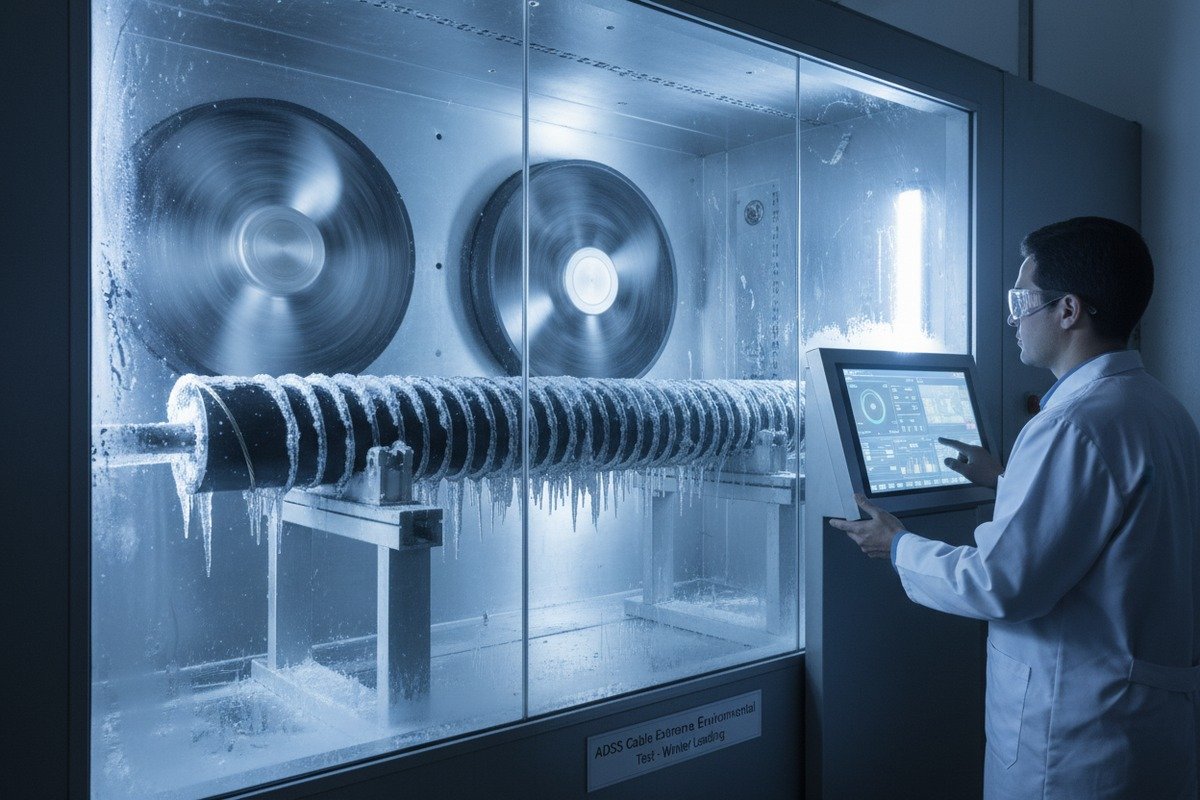 Verifying aramid yarn and jacket material quality for ADSS cable project standards (ID#4)