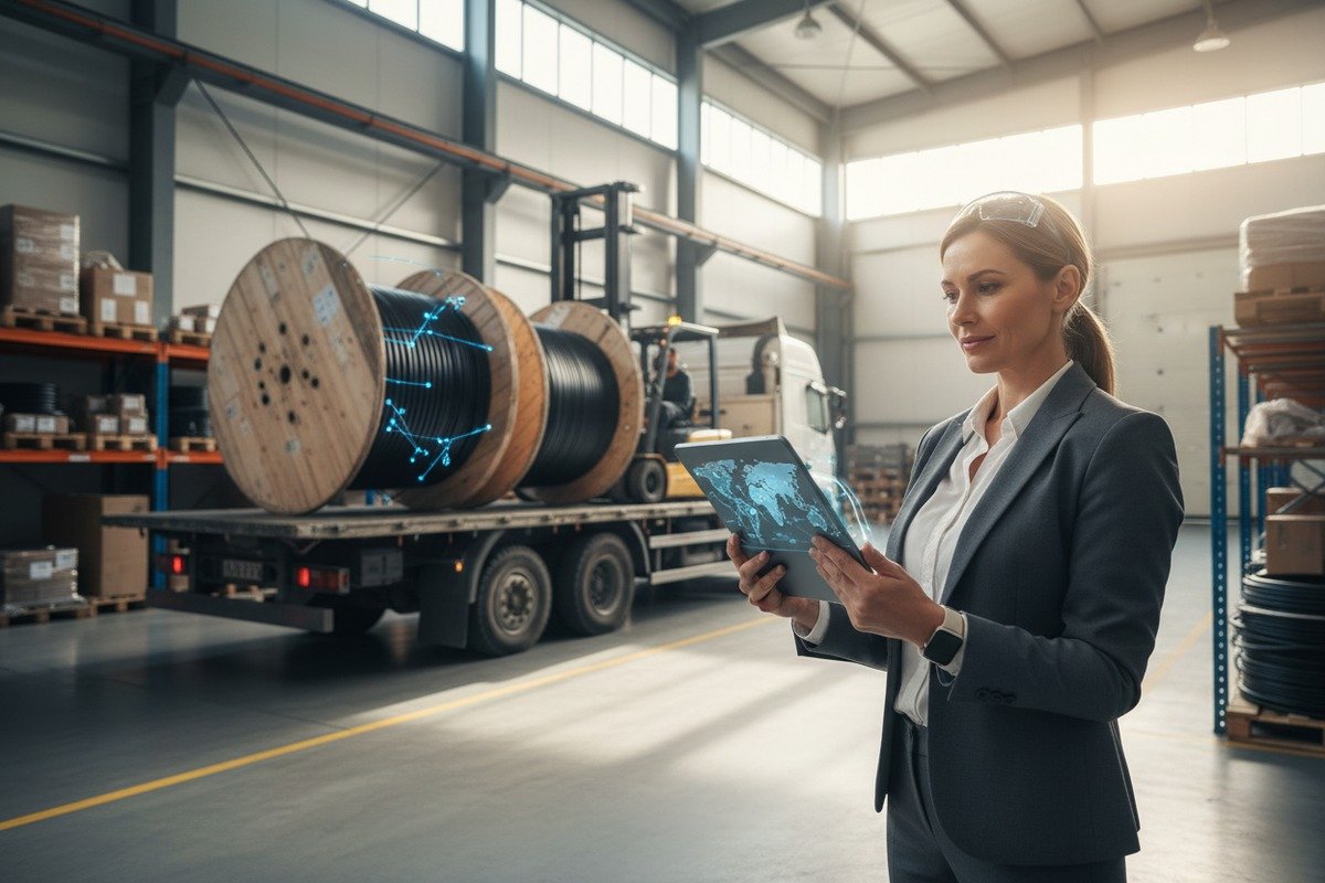 ADSS fiber optic cable delivery and inventory turnover management from China (ID#1)