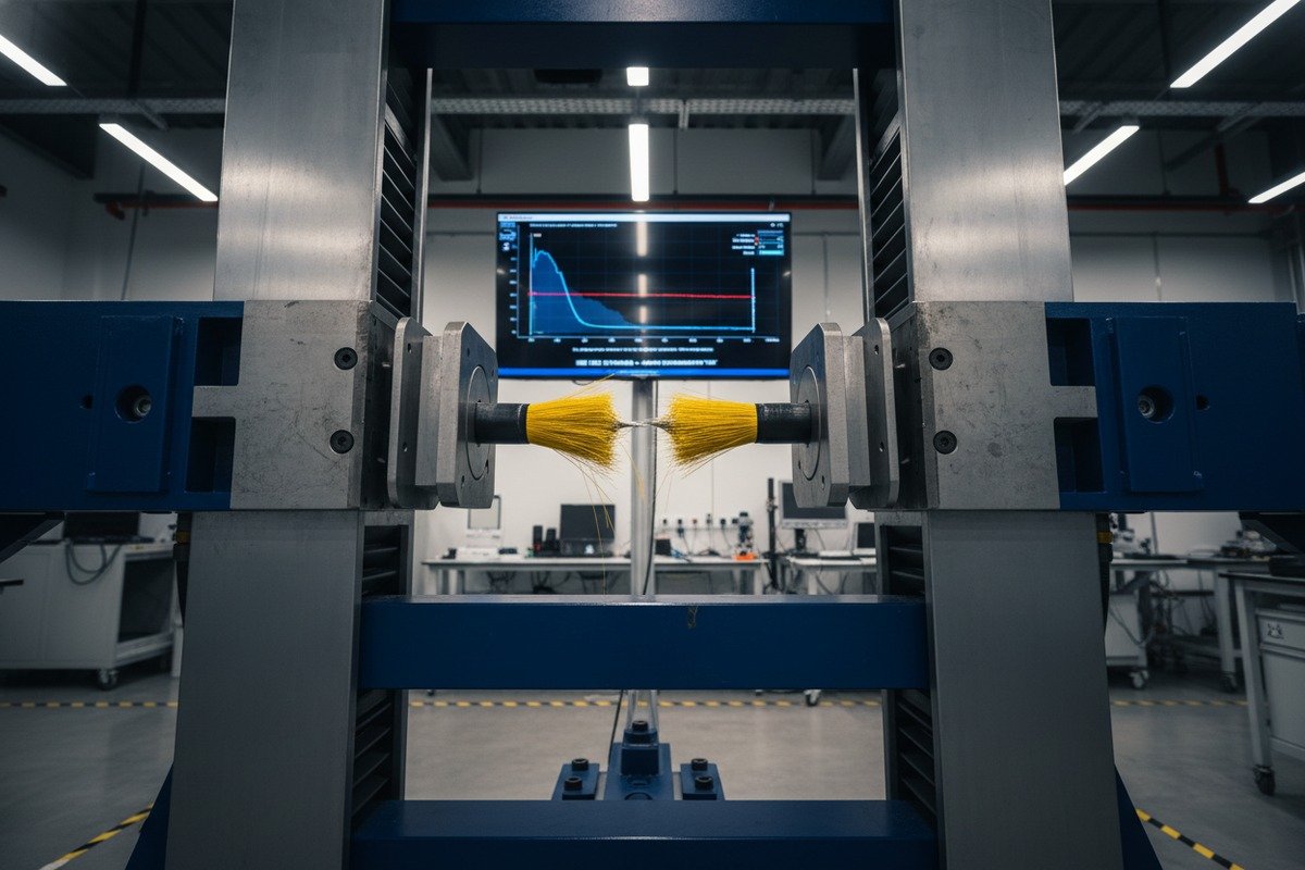Material traceability certificates for aramid yarn and PE jackets in ADSS cable production (ID#5)