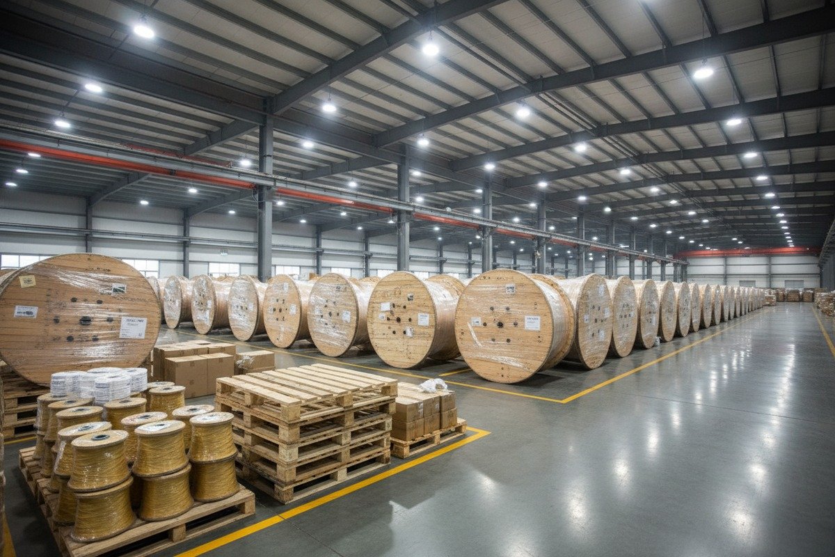 Real-time inspection of raw material warehouse to ensure ADSS cable order quality (ID#5)