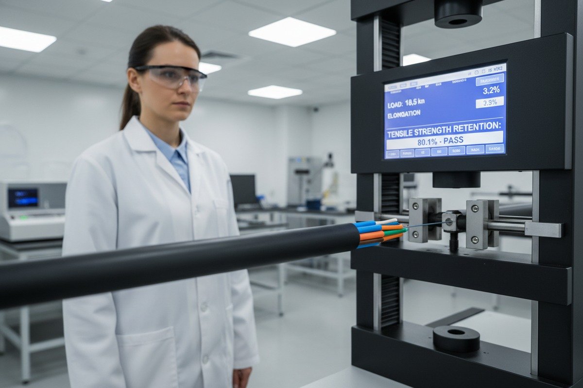 UV and weather resistance testing standards for sourcing ADSS fiber optic cables (ID#1)
