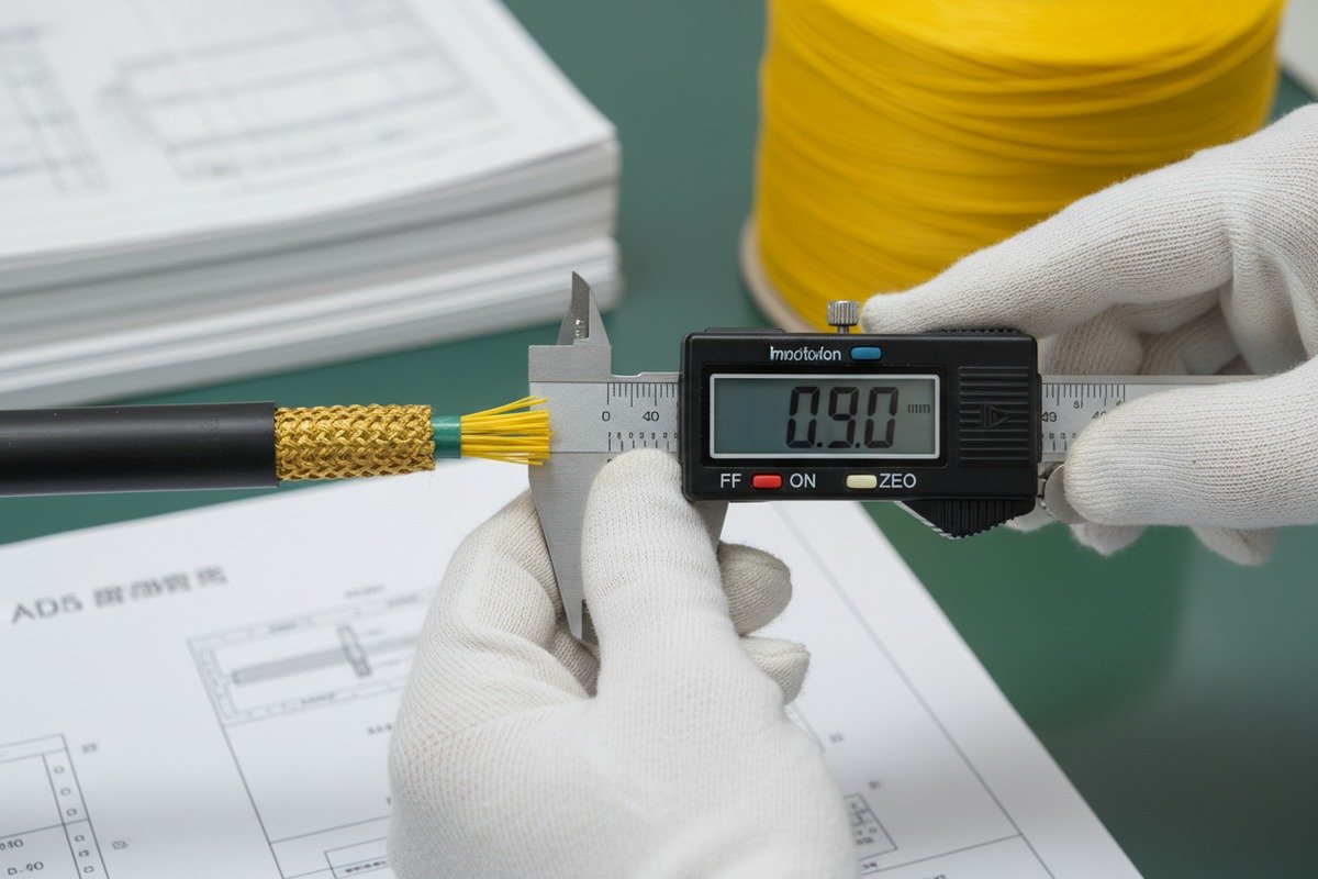 Verifying aramid yarn quality and preventing material fraud in ADSS cable manufacturing (ID#4)