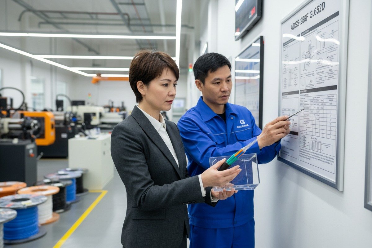 Evaluating ADSS optical cable supplier capacity for bulk procurement projects (ID#1)