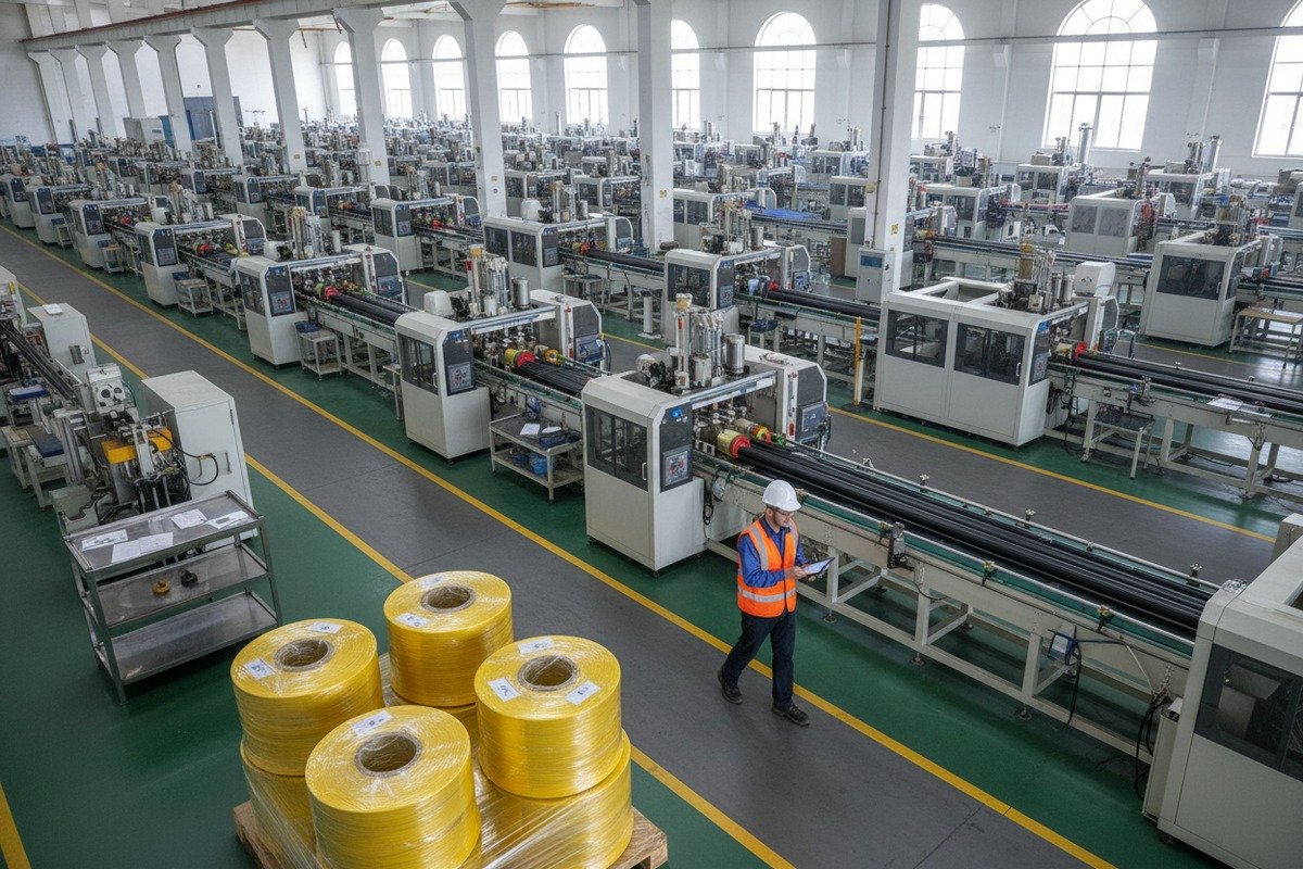 Verifying factory production capacity through audits and equipment inspection for bulk ADSS orders (ID#2)