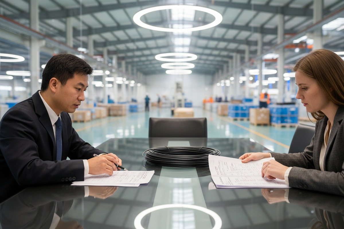 Ensuring supplier provides OTDR test reports and technical diagrams for US compliance (ID#5)