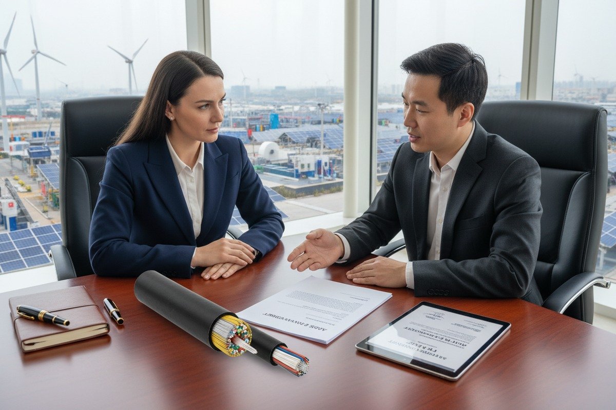 Negotiating warranty and return terms for ADSS fiber optic cables from China (ID#1)