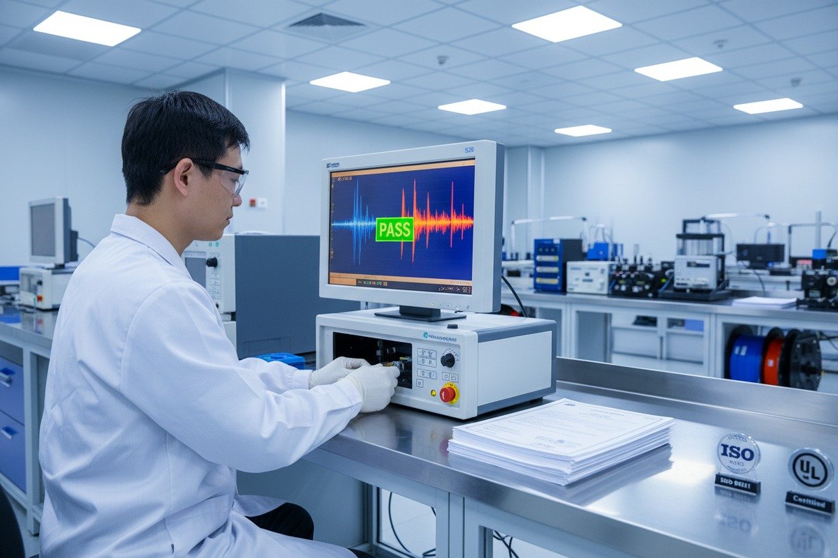 Factory OTDR test reports and quality certifications for ADSS optical cable drums (ID#3)
