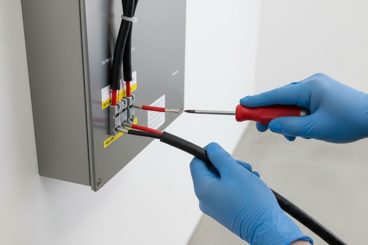 Twin-core cables simplifying solar cable management and reducing installation errors on-site (ID#3)