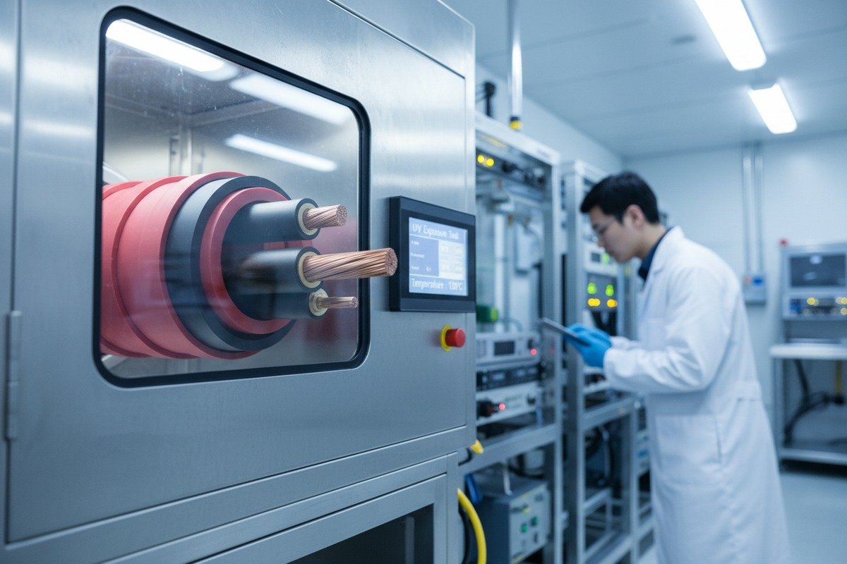 Accelerated aging test reports for proving long-term solar cable durability and performance (ID#3)