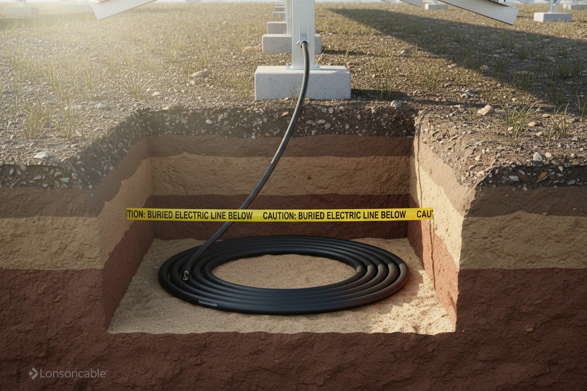 Proper burial techniques and sand bedding for 25-year solar cable lifespan (ID#4)