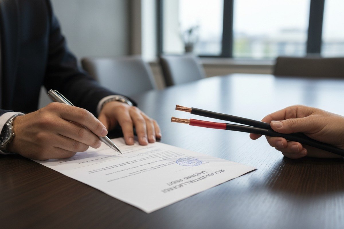 Letter of Credit bank guarantee protecting large-scale solar cable investments over one hundred thousand dollars (ID#2)