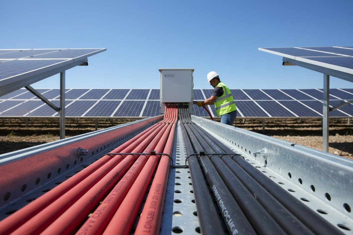 Selecting 4mm² or 6mm² cable cross-sections for series and parallel solar module wiring layouts (ID#3)