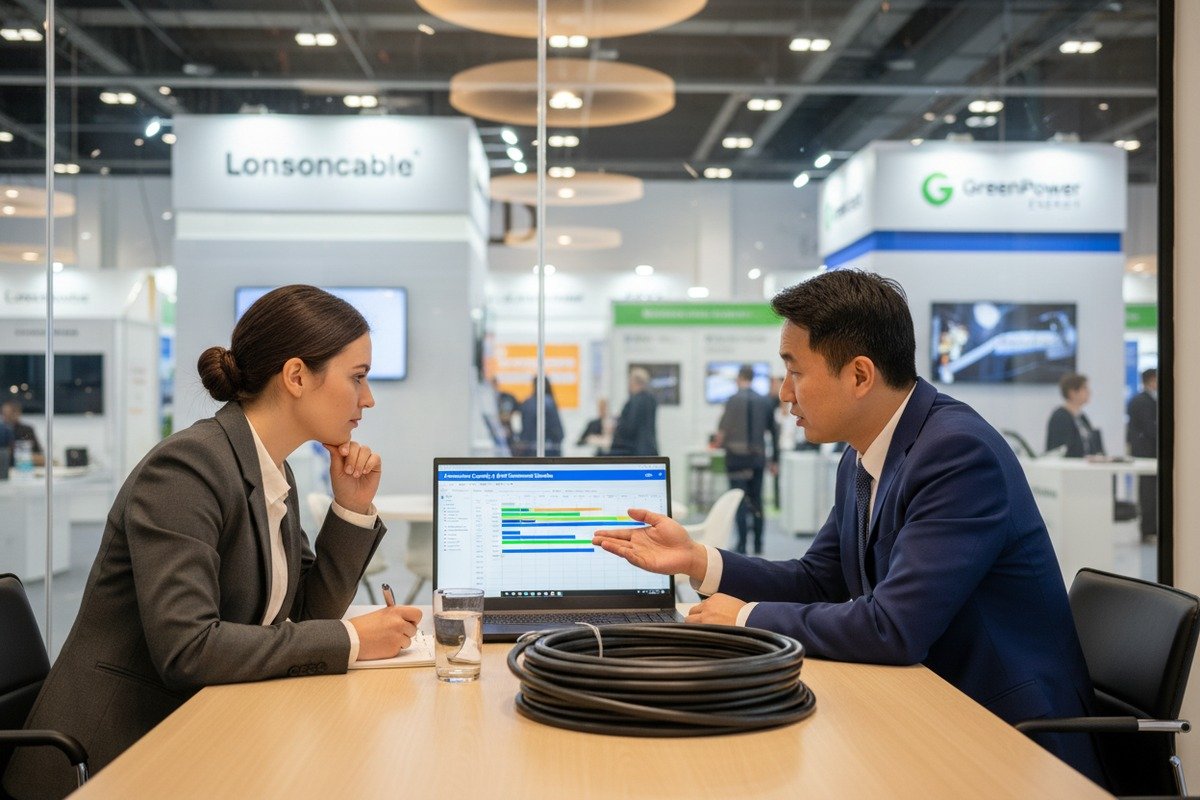 Asking manufacturers about lead times and European warehouse stock for grid-connection deadlines (ID#3)