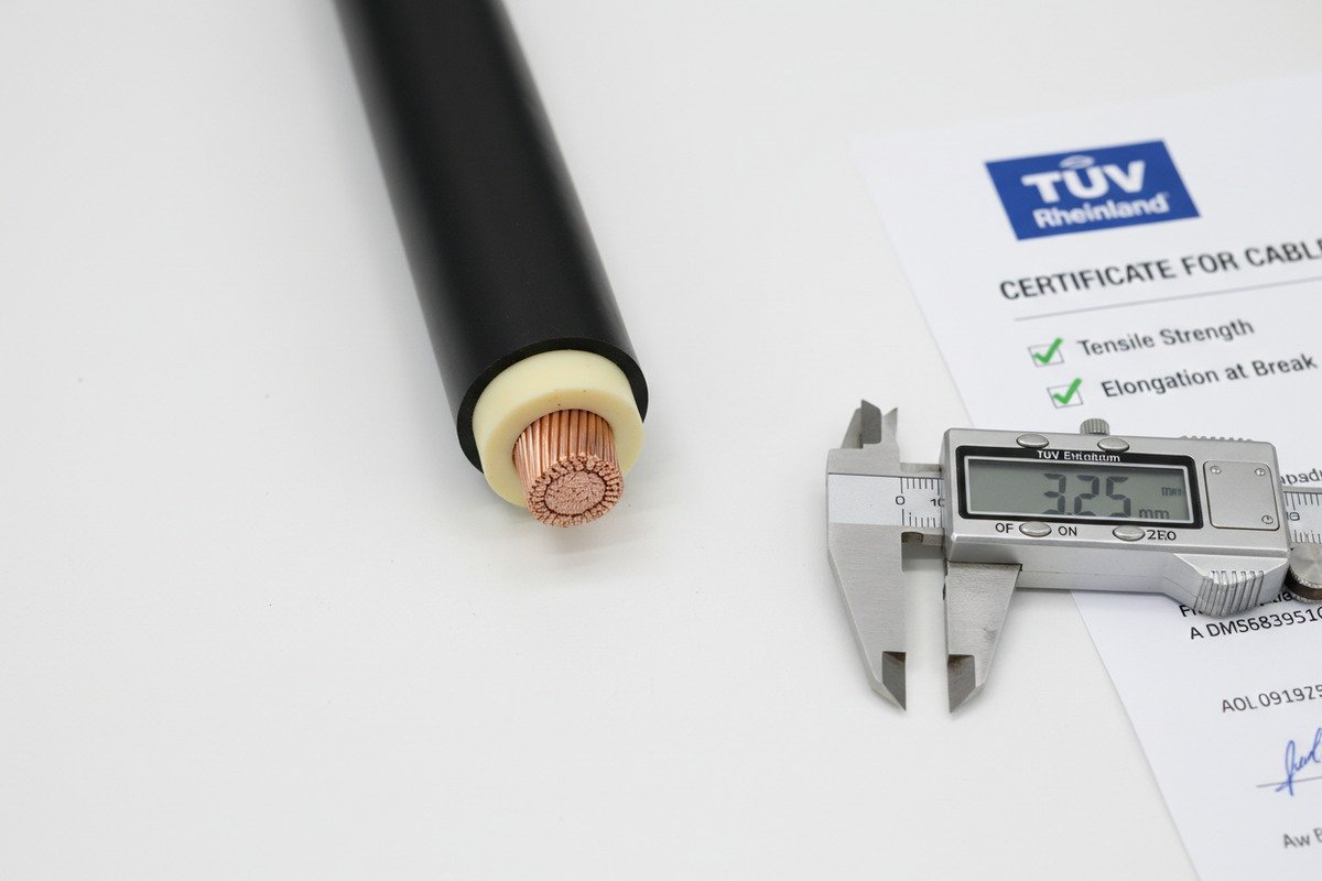 High quality XLPO insulation and copper conductors for superior cable pulling force (ID#4)