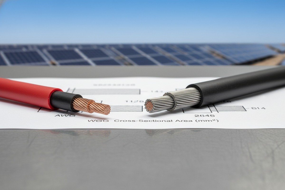 Balancing Cost and Conductivity Balancing aluminum alloy cost with conductivity by upsizing cable cross-section for solar projects. (ID#2)