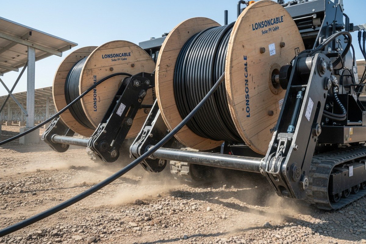 Armored Solar Cable Benefits Armored solar cables for ground-mount systems to prevent animal damage and maintenance costs (ID#4)